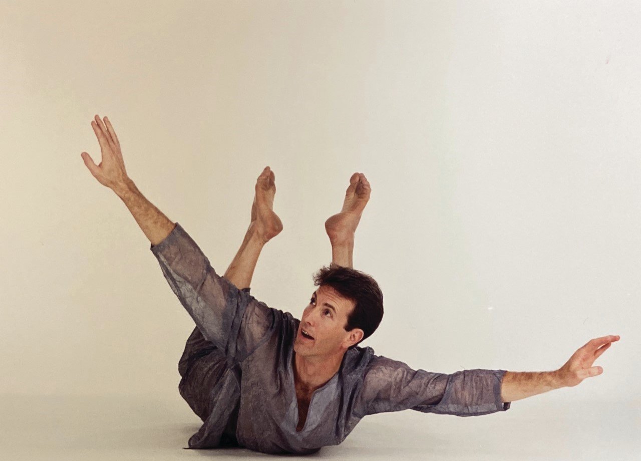 Don Halquist in “Climbing to the Moon,” a piece choreographed by Bill Evans.